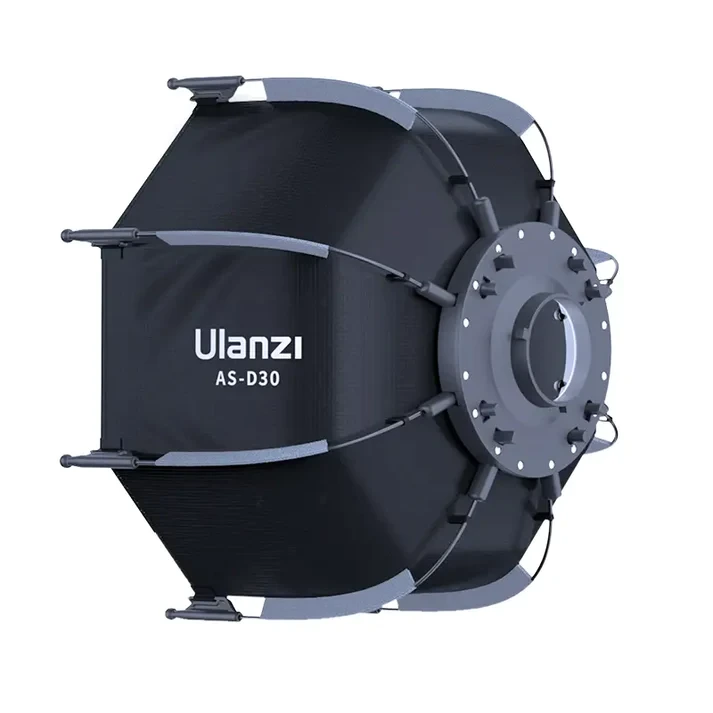 Софтбокс Ulanzi AS-D30 Octagonal Softbox, 30cm, Mini Bowens Mount and Grid (UV-L083GBB1 AS-D30) — Ulanzi Vijim