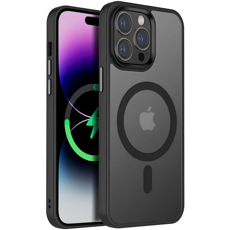 Чохол Ummi Colorful with MagSafe для Apple iPhone 12 Pro Max (6.7") Темно-фіолетовий / Dark Purple