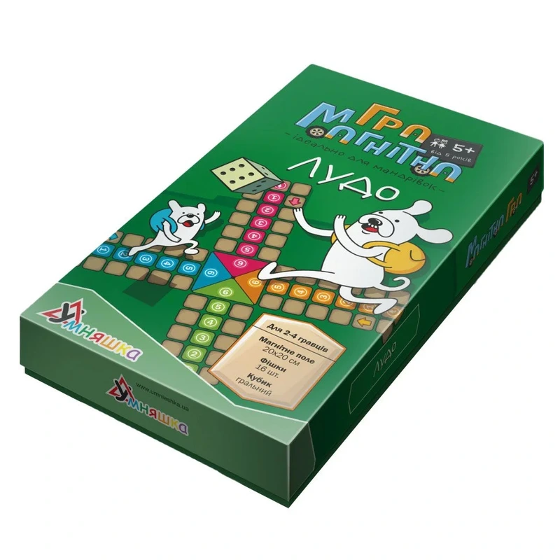 Дитяча настільна гра магнітна "Лудо" 1463 від 5-ти років