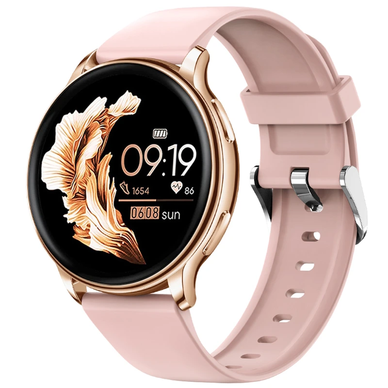 Розумний смарт годинник Smart Melisia Gold Rubber