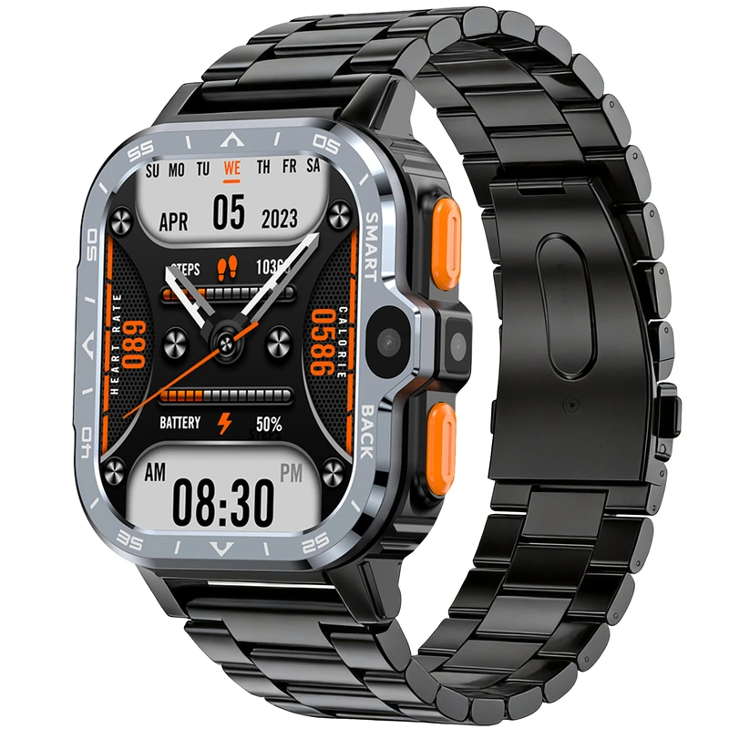 Розумний смарт годинник Smart Nova Sim Steel Black
