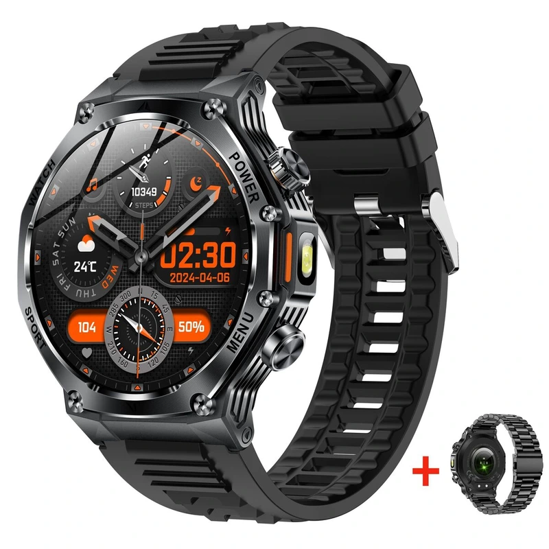 Розумний смарт годинник Smart Surf X Pro Black Rubber