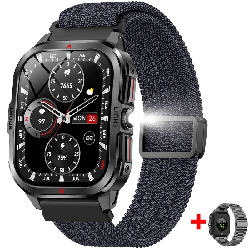 Розумний смарт годинник Smart Fantastic Nylon, 2 ремінці