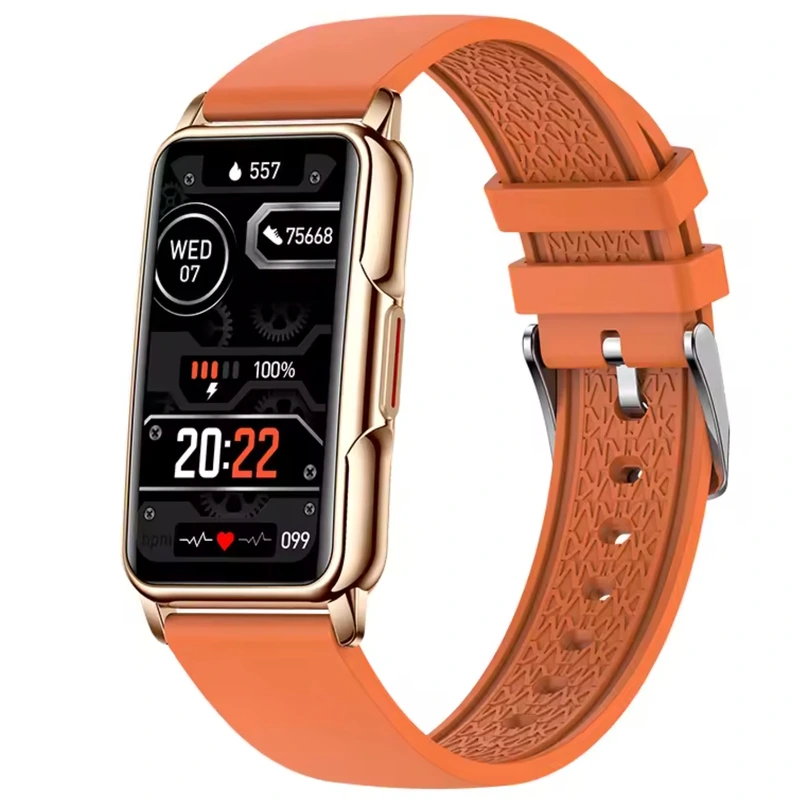 Розумний смарт годинник Smart Mioband Nano+ Orange, 2 ремінці