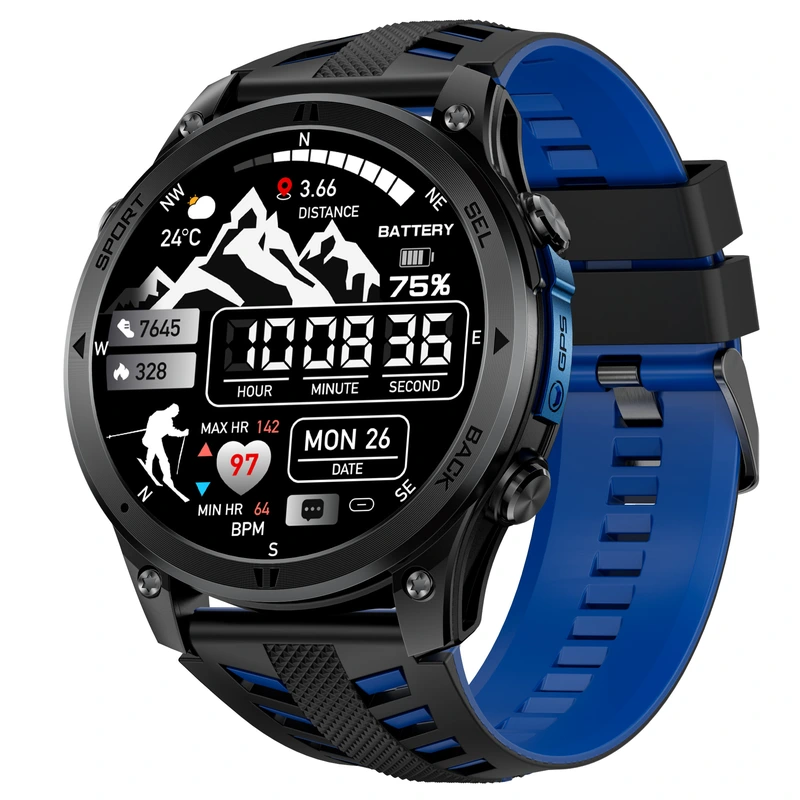Smart Optimus GPS Rubber з компасом, 2 ремінці — UWatch