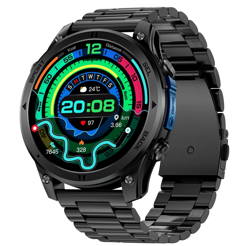 Smart Optimus GPS Steel з компасом, 2 ремінці — UWatch