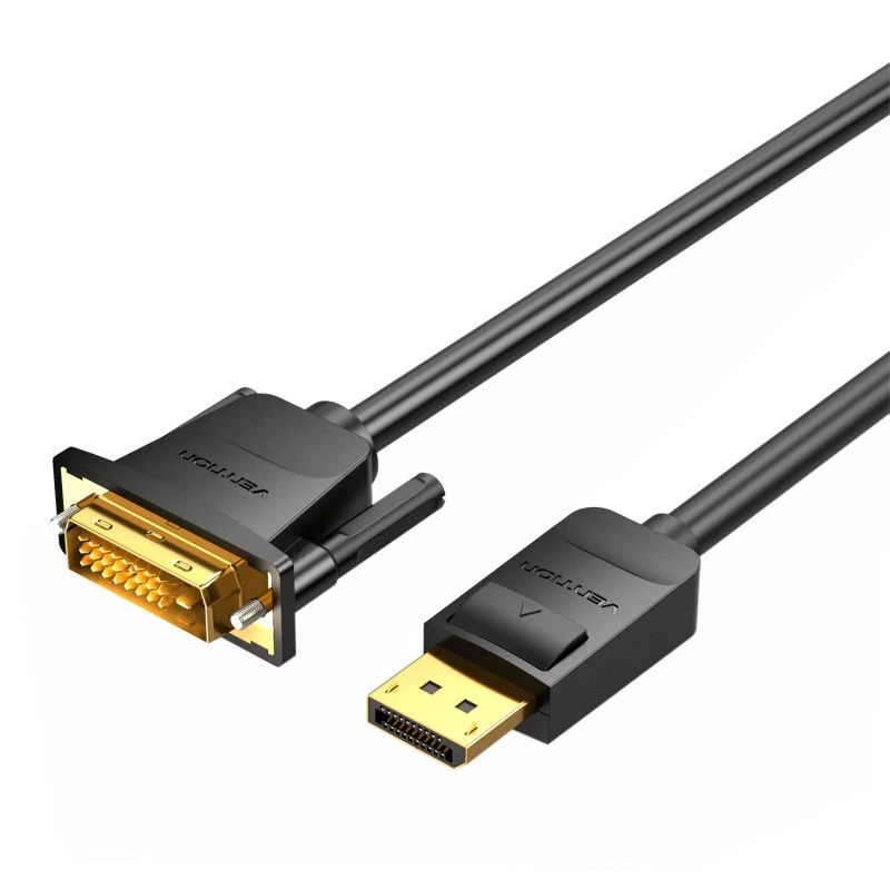 Кабель Vention DP to DVI Cable 2M Black (HAFBH) — Vention