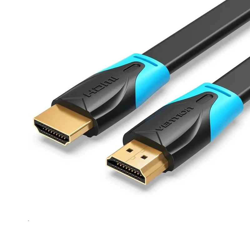 Кабель Vention Flat HDMI v2.0 Cable Плоский 1.5M Black (VAA-B02-L150) — Vention