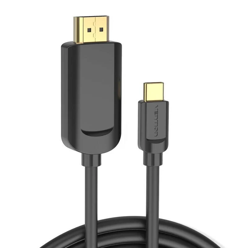 Кабель Vention Type-C to HDMI 4K 30Hz Cable 1M Black (CGUBF) — Vention