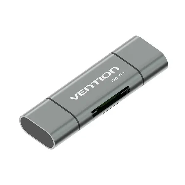 Кардрідер Vention USB3.0 Multi-function Card Reader Gray Metal Type (CCHH0)