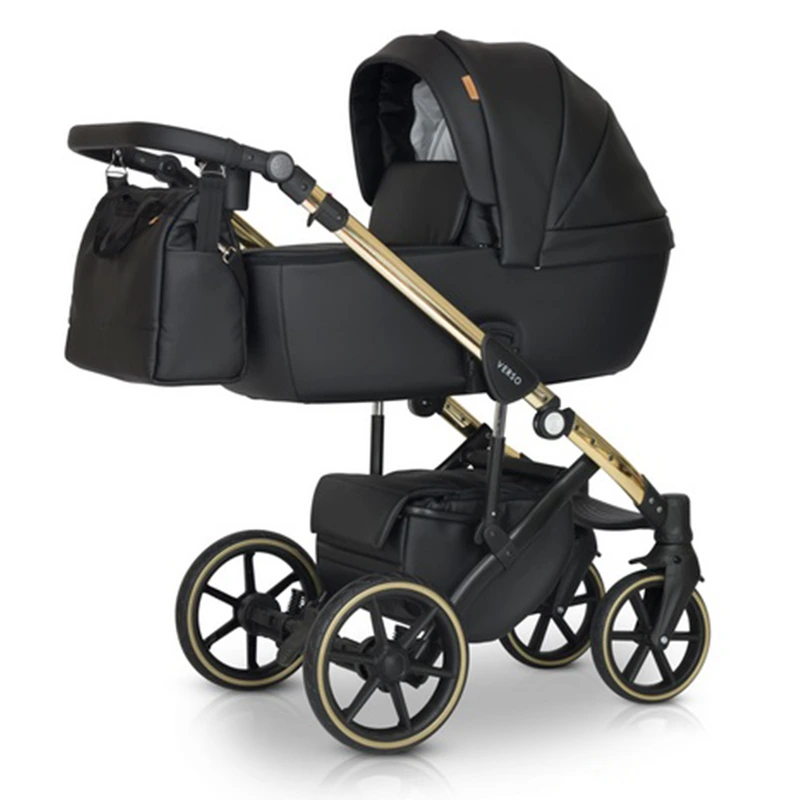 Коляска 2 в 1 Verdi Verso Gold чорний — Verdi