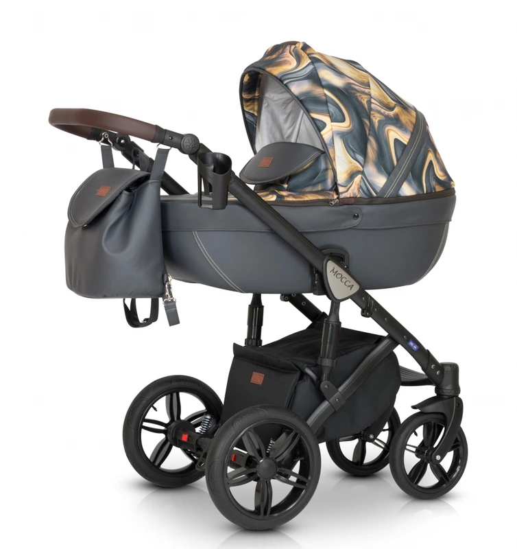 Коляска 3 в 1 Verdi Mocca 10 графіт/аплікація — Verdi