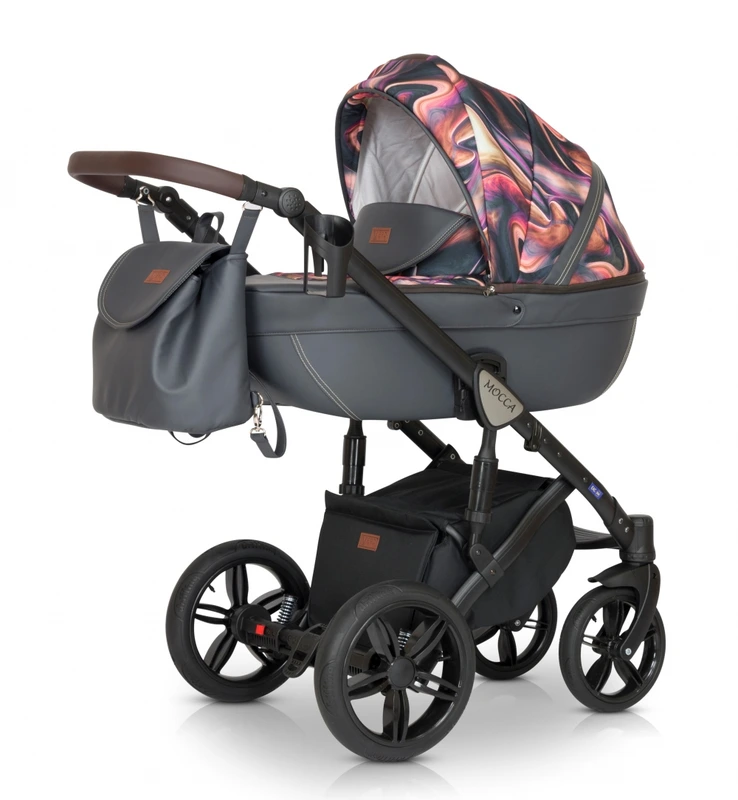Коляска 3 в 1 Verdi Mocca 11 графіт/аплікація — Verdi