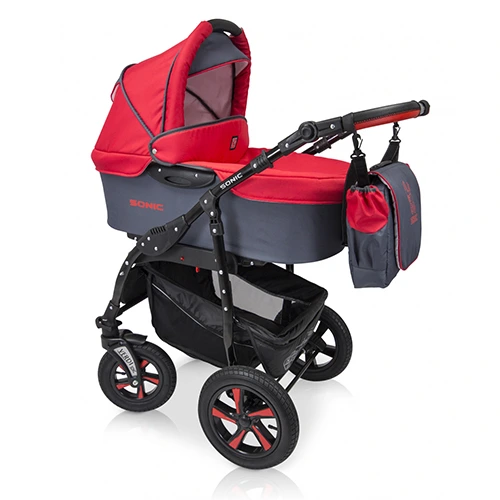 Коляска 3 в 1 Verdi Sonic 09 червоний — Verdi