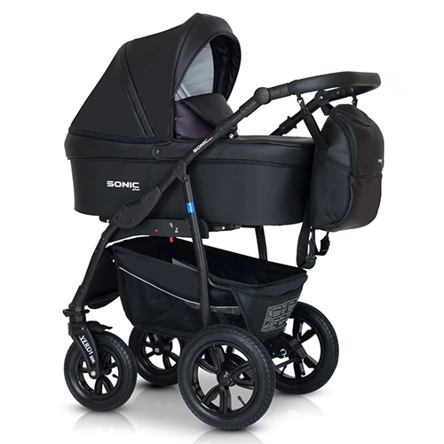 Коляска 3 в 1 Verdi Sonic Plus 02 чорний