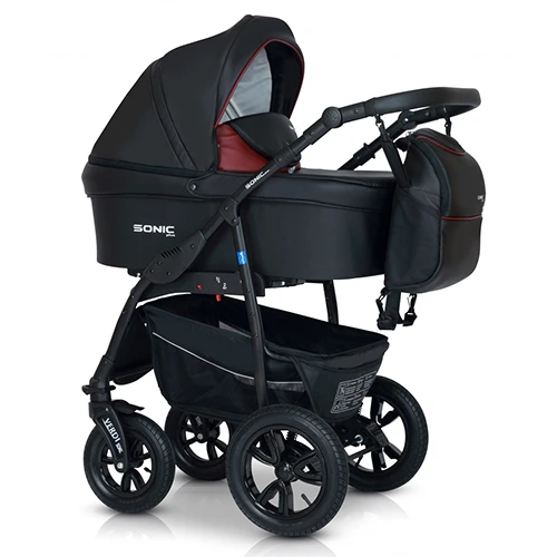 Коляска 3 в 1 Verdi Sonic Plus 03 чорний — Verdi