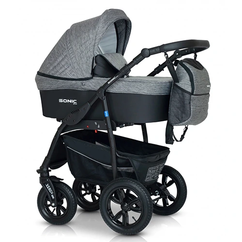 Коляска 3 в 1 Verdi Sonic Plus 04 сірий — Verdi