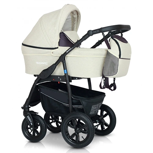 Коляска 3 в 1 Verdi Sonic Plus 12, бежевий