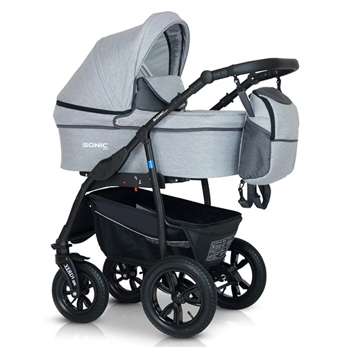 Коляска 3 в 1 Verdi Sonic Plus 15 світло сірий — Verdi