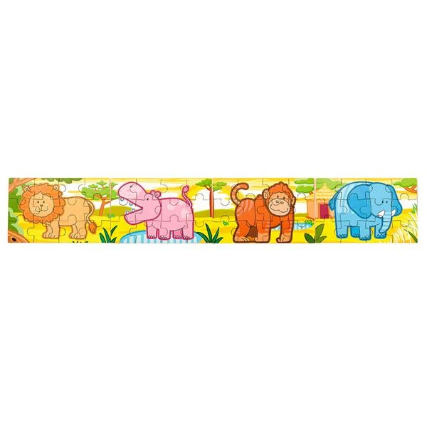 Дерев'яний пазл Viga Toys Джунглі 4 в 1, 48 ел. (50068) — Viga Toys