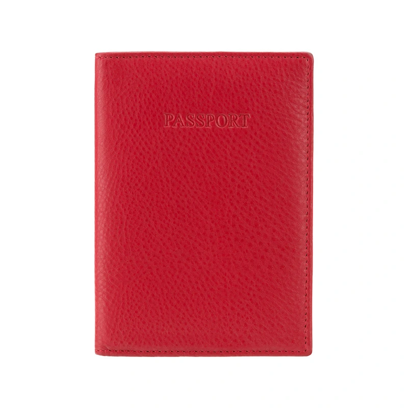 Шкіряна обкладинка для паспорта Visconti 2201 Polo (Red)