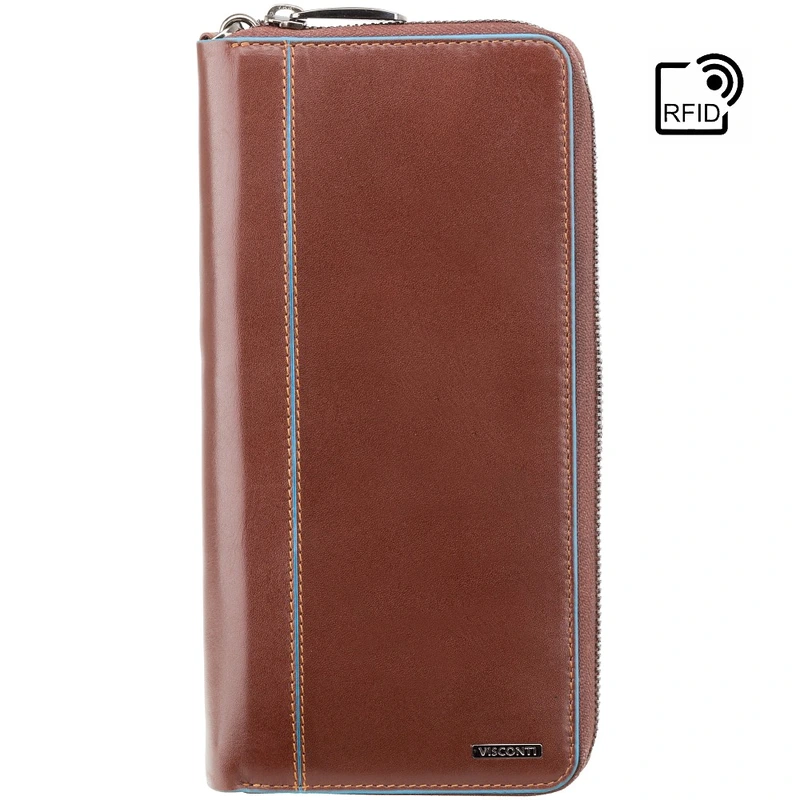 Портмоне дорожнє Visconti ALP89 Alfred (Italian Brown)