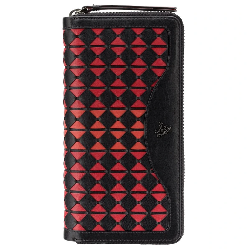 Гаманець жіночий Visconti BR76 BLK/CHERRY