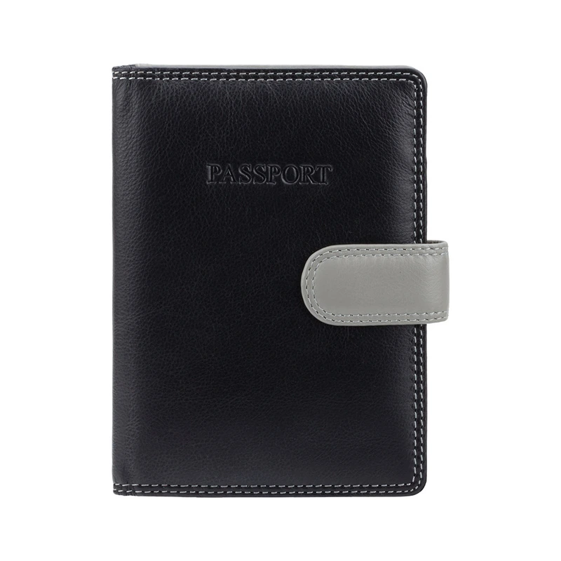 Шкіряна обкладинка для паспорта Visconti RB75 Sumba (Black Multi)