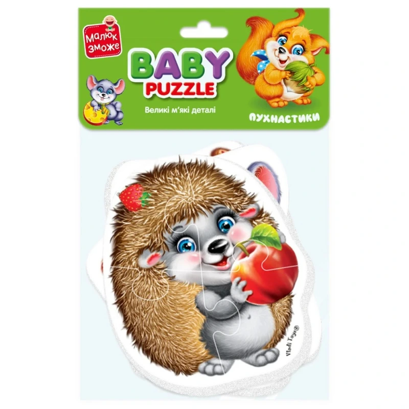Дитячі бебі пазли "Жучки" VT1106-89 картинки - 4 шт — Vladi Toys