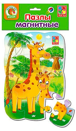 Дитячі пазли на магніті "Жирафики2 А5 VT3205-79, 12 елементів