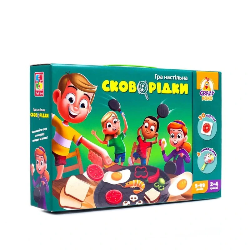 Настільна гра на швидкість Сковорідки VT2309-01 укр. мовою — Vladi Toys