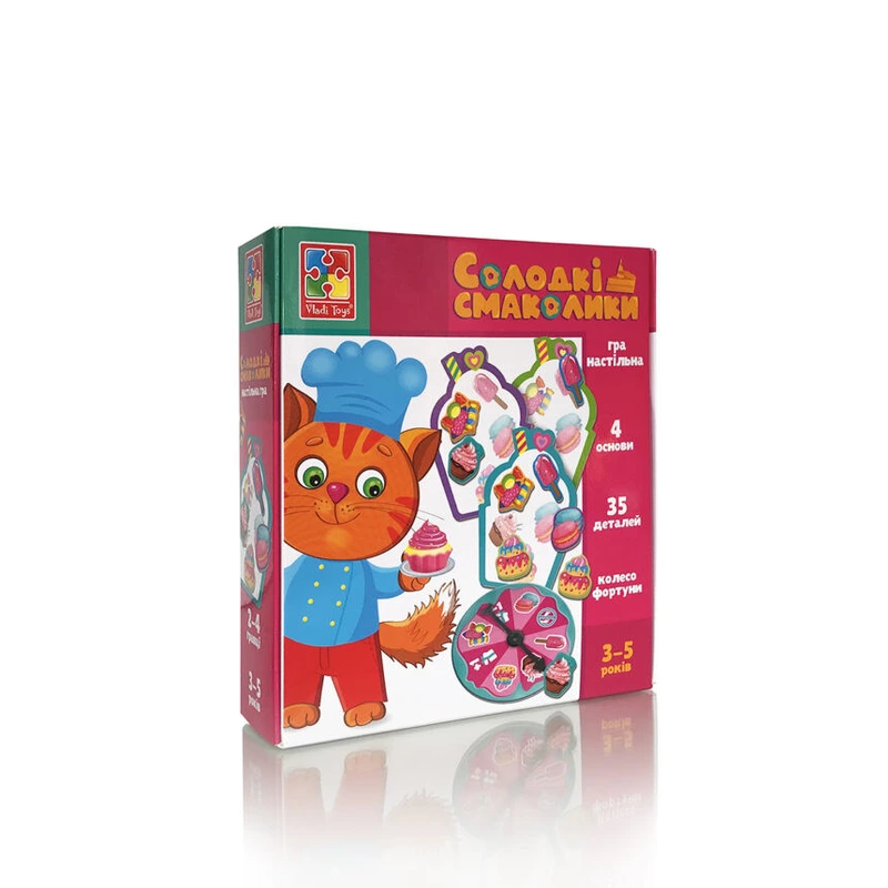 Настільна гра "Солодкі смаколики" Vladi Toys VT1804-42 (укр) — Vladi Toys