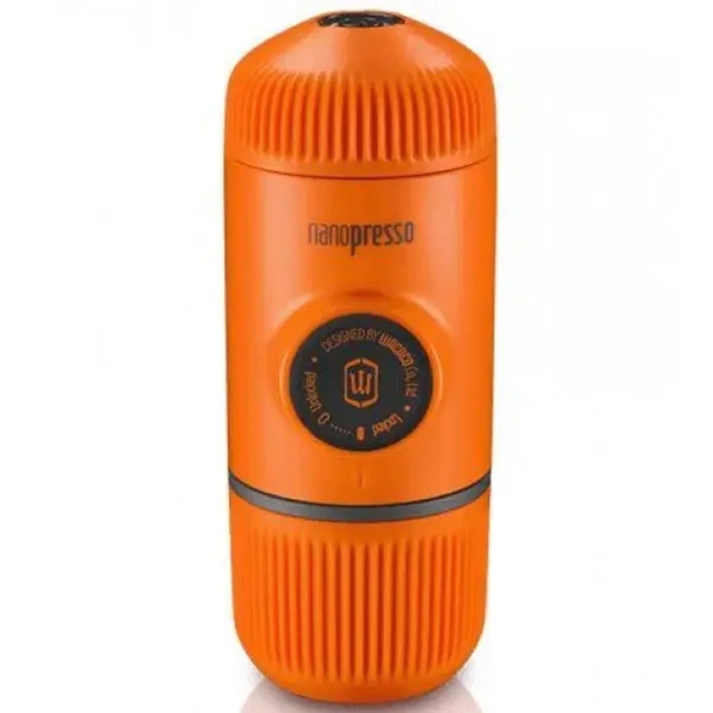 Портативна еспресо-кавоварка Wacaco Nanopresso помаранчева, механічна, для меленої кави — Wacaco