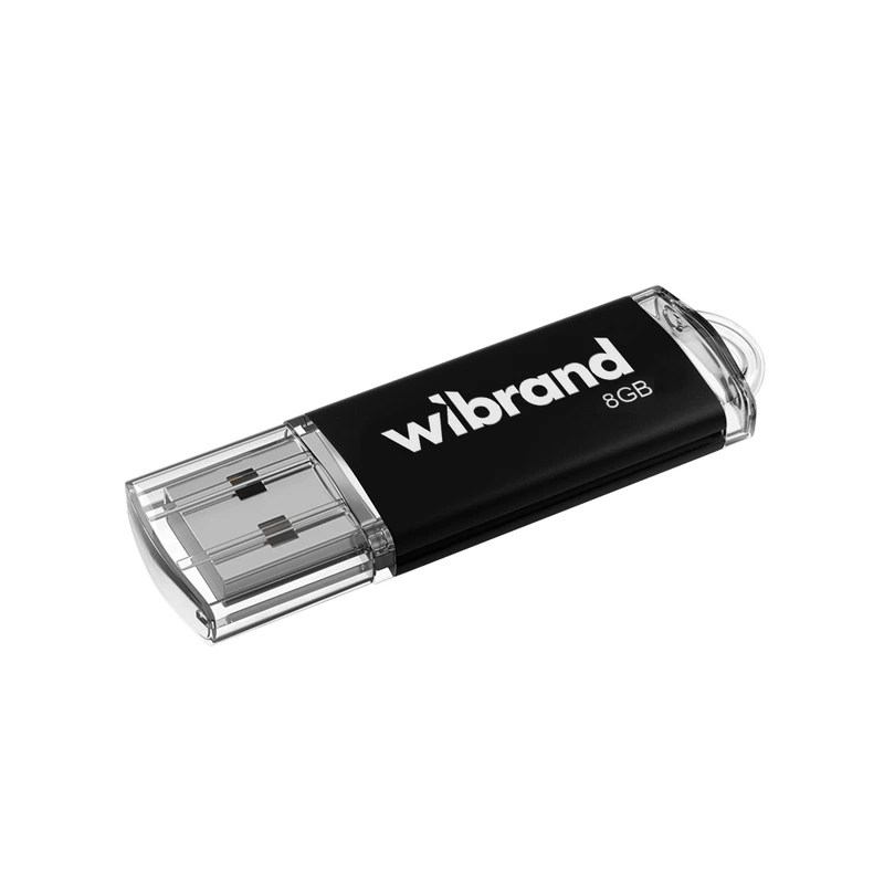 Флеш-накопичувач Wibrand USB 2.0 Cougar 8Gb Black