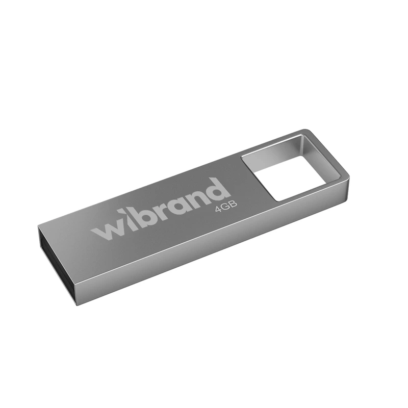 Флеш-накопичувач Wibrand USB 2.0 Shark 4Gb Silver