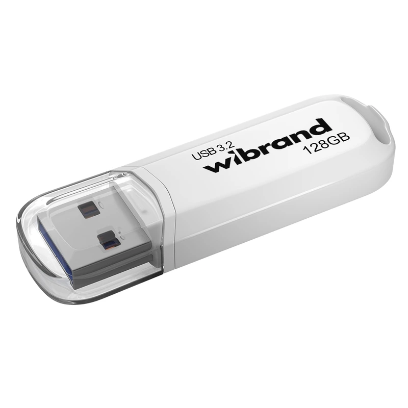 Флеш-накопичувач Wibrand USB 3.2 Gen1 Marten 128GB White — Wibrand PC