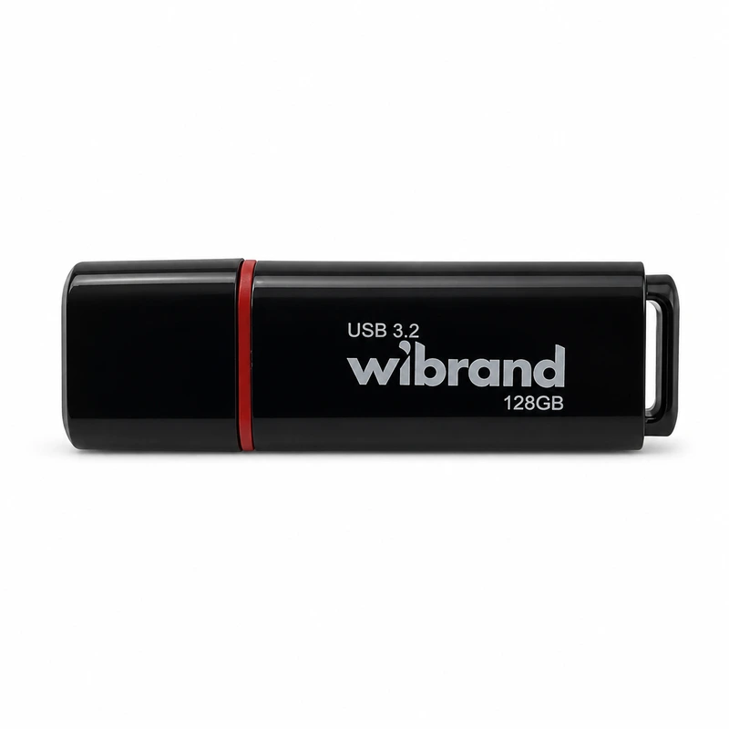 Флеш-накопичувач Wibrand USB 3.2 Gen1 Scarab 128GB Black