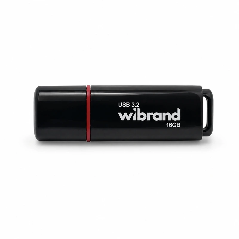 Флеш-накопичувач Wibrand USB 3.2 Gen1 Scarab 16GB Black