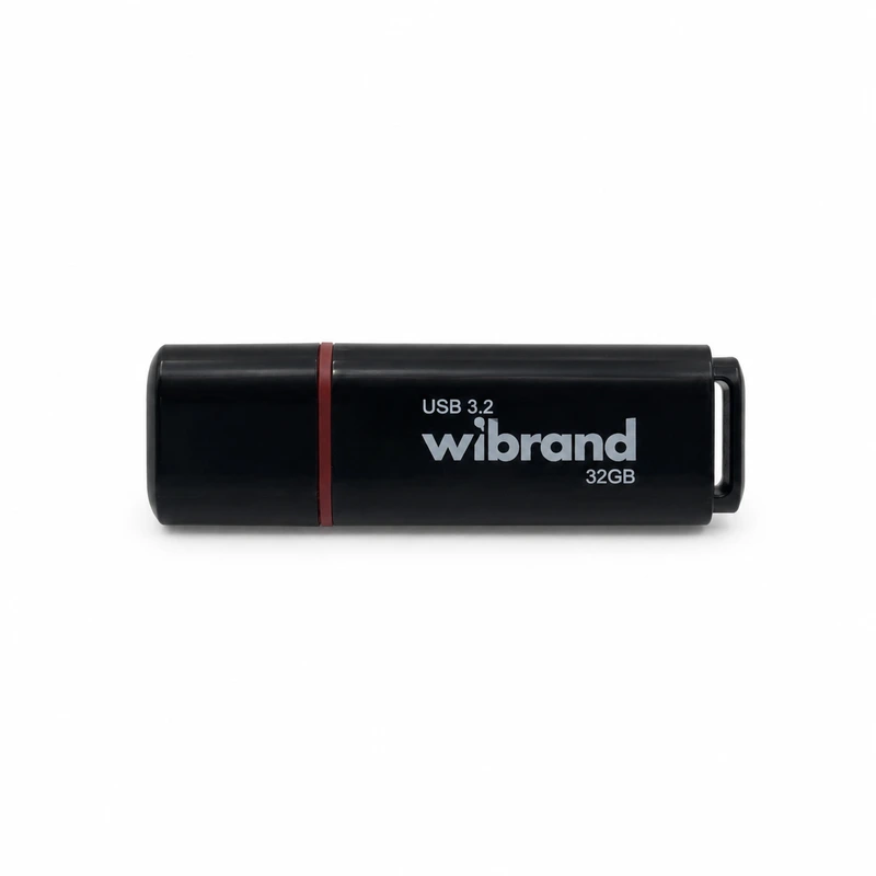 Флеш-накопичувач Wibrand USB 3.2 Gen1 Scarab 32GB Black