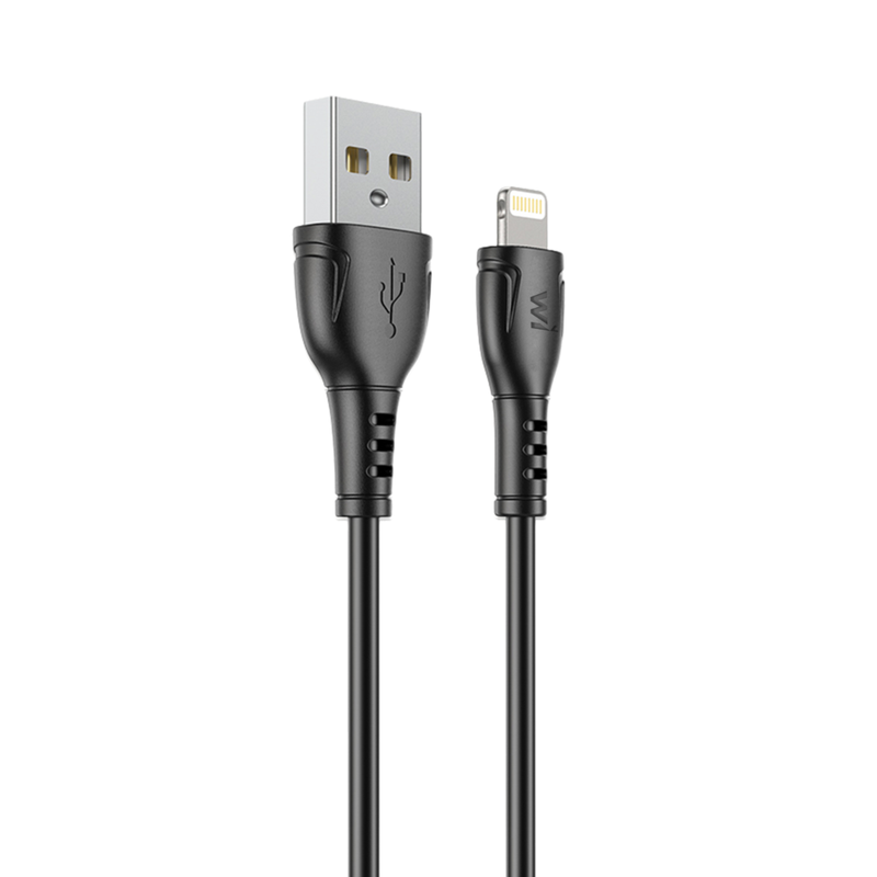 Кабель Wibrand Boa PVC charging data cable for iP 1m Black