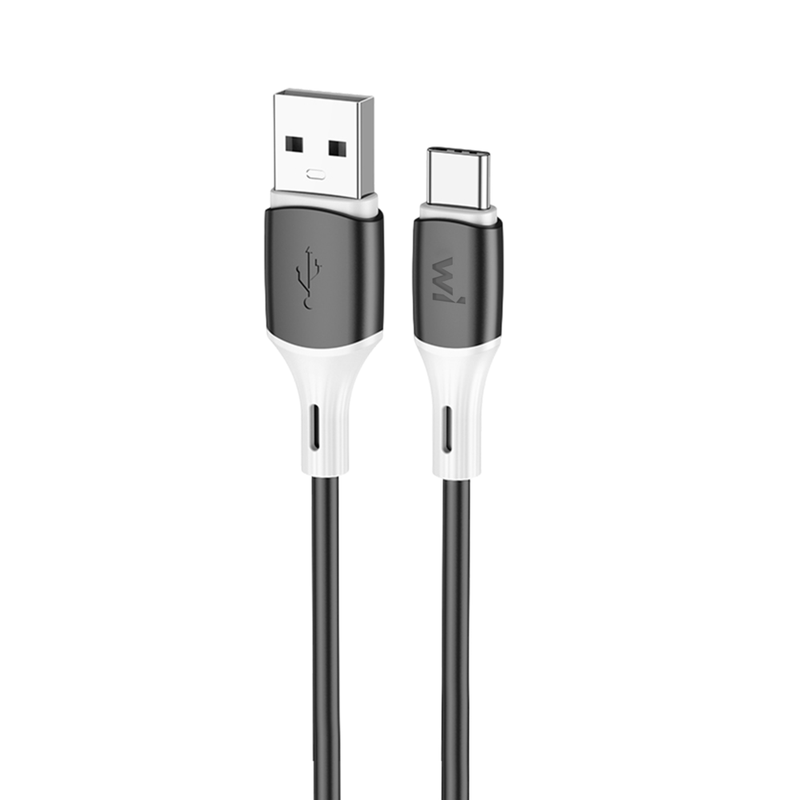 Кабель Wibrand Mamba Type-C silicone charging data cable 1m Black