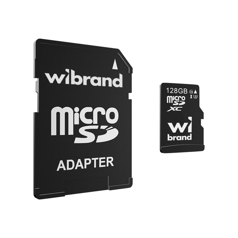 Карта пам'яті microSDXC (UHS-1 U3) Wibrand 128Gb class 10 (adapter SD) — Wibrand PC