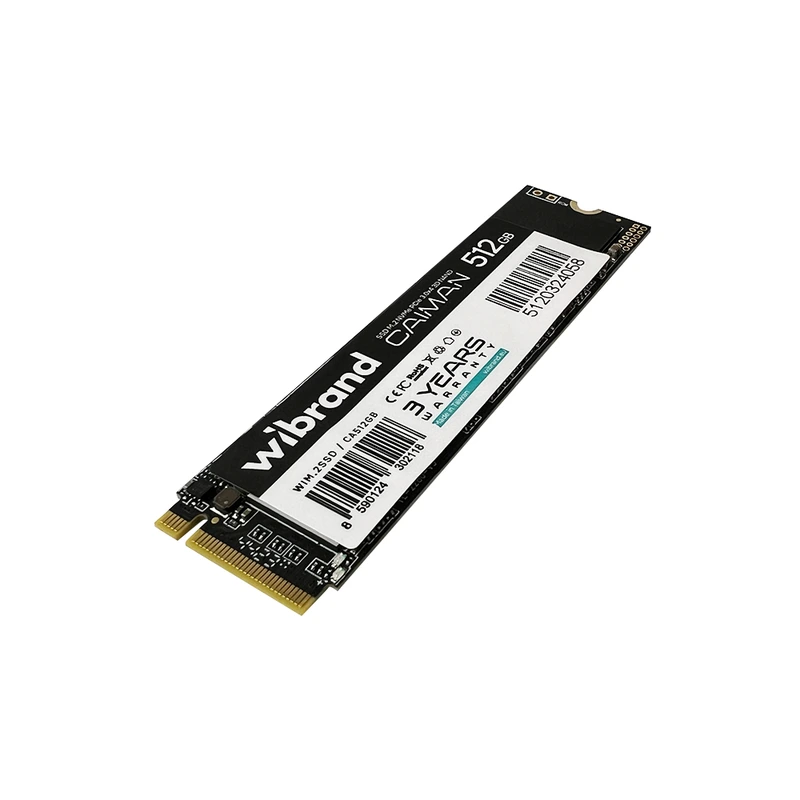 Накопичувач SSD M.2 Wibrand Caiman 512GB NVMe 2280 PCIe 3.0 3D NAND