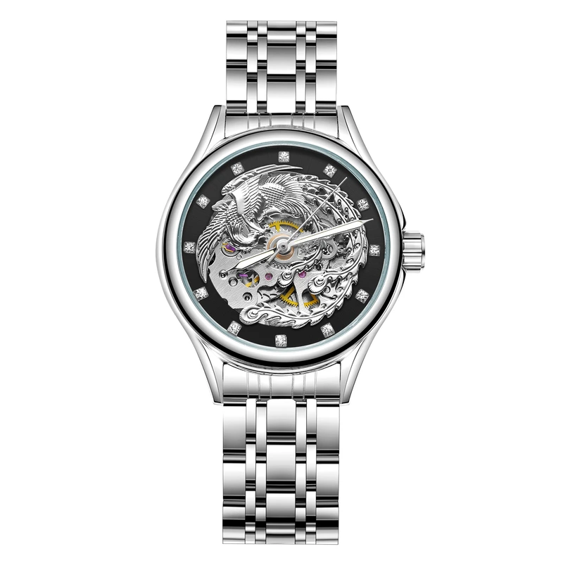 Winner 8222 Silver-Black Steel — Winner