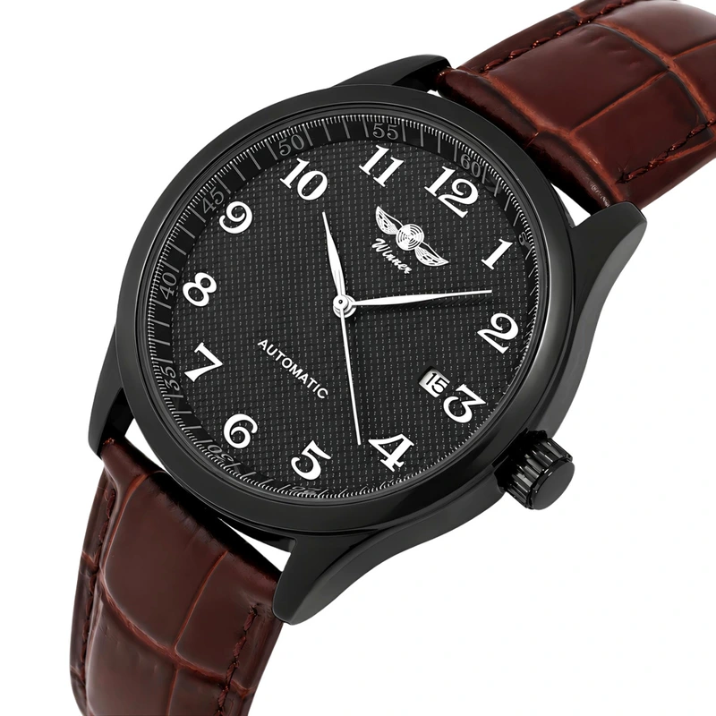 Winner Handsome Black Leather, 2 ремінці