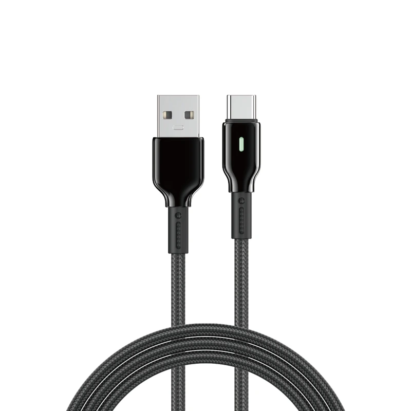 Кабель WIWU 27W Duralink Series Nylon Braided Cable Wi-C073 A-C 1M