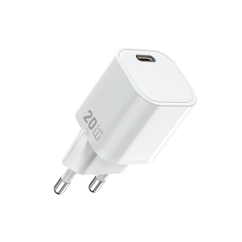 Мережевий зарядний пристрій WIWU 20W Cube GaN Fast Charger 1C Wi-G014 EU White
