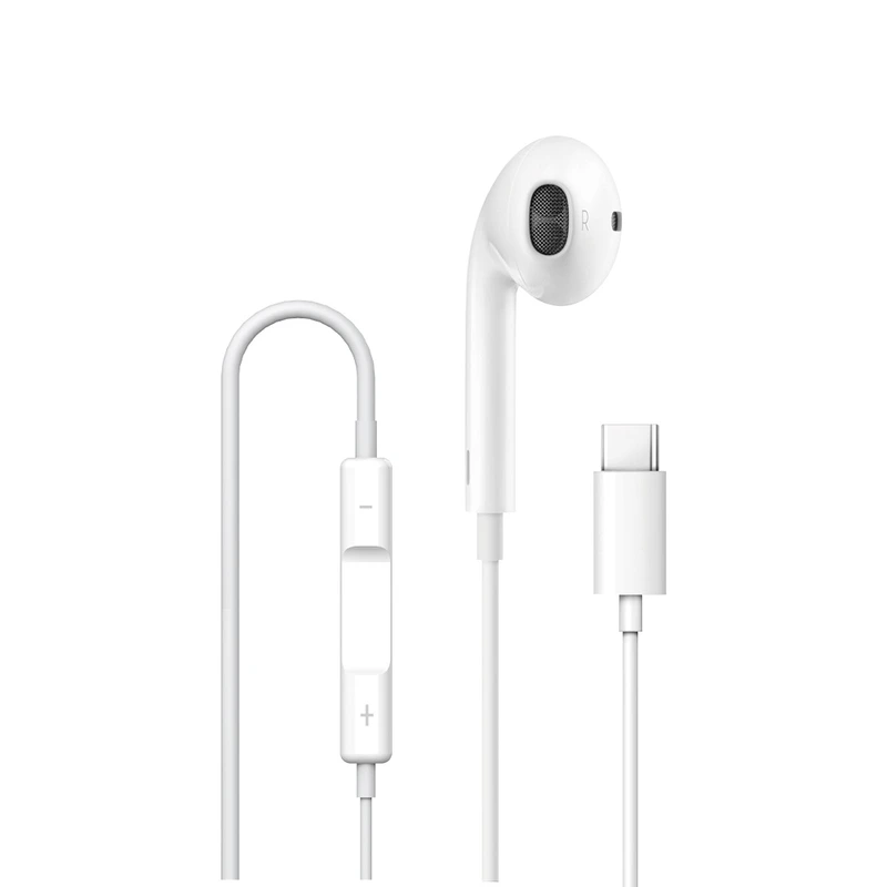 Навушники дротові WIWU EB307 Solobuds Wired Earbuds (Type-C) White — WIWU