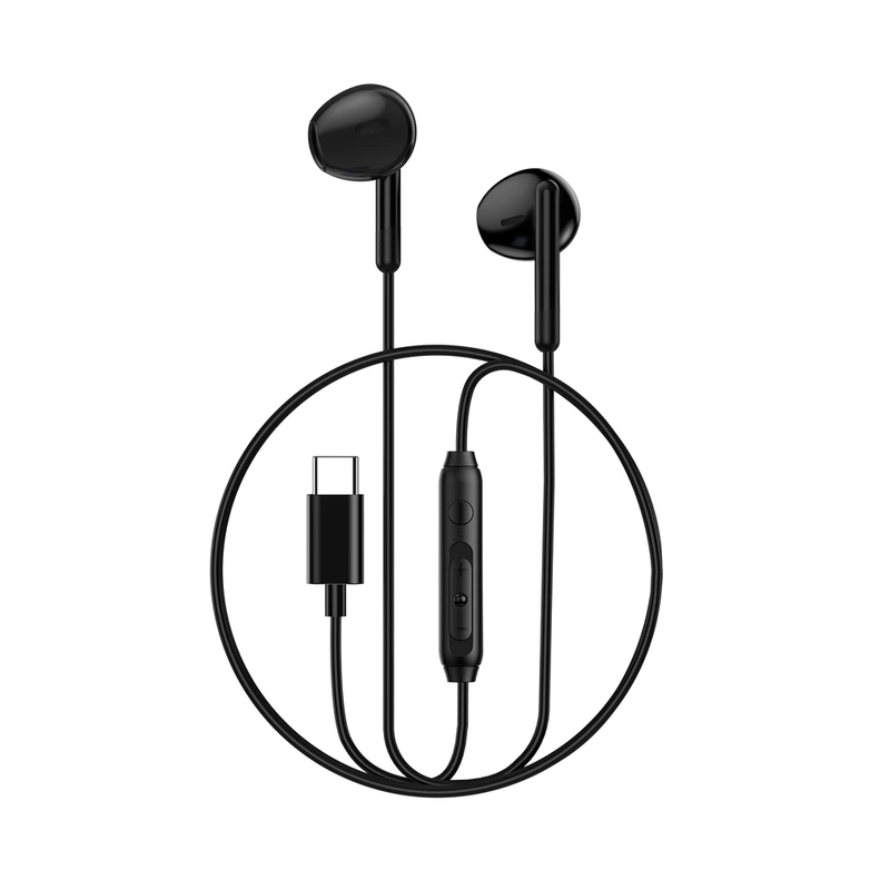 Навушники дротові WIWU EB314 Wired Earphone (Type-C) Black