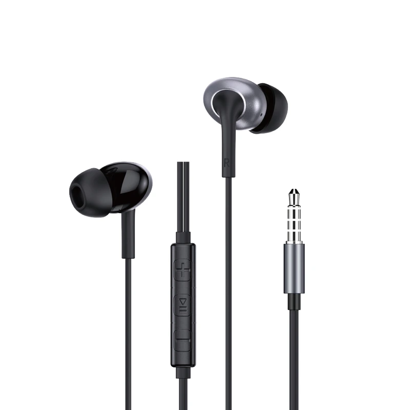 Навушники дротові WIWU EB317 Stereo Wired Earbuds (3.5mm) Black
